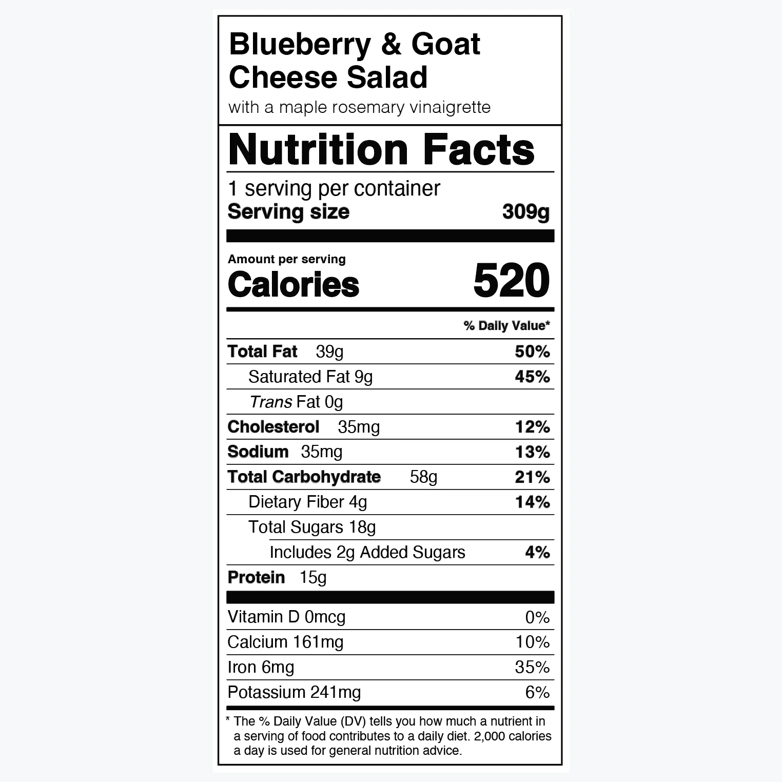 Blueberry & Goat Cheese Salad - Image 5