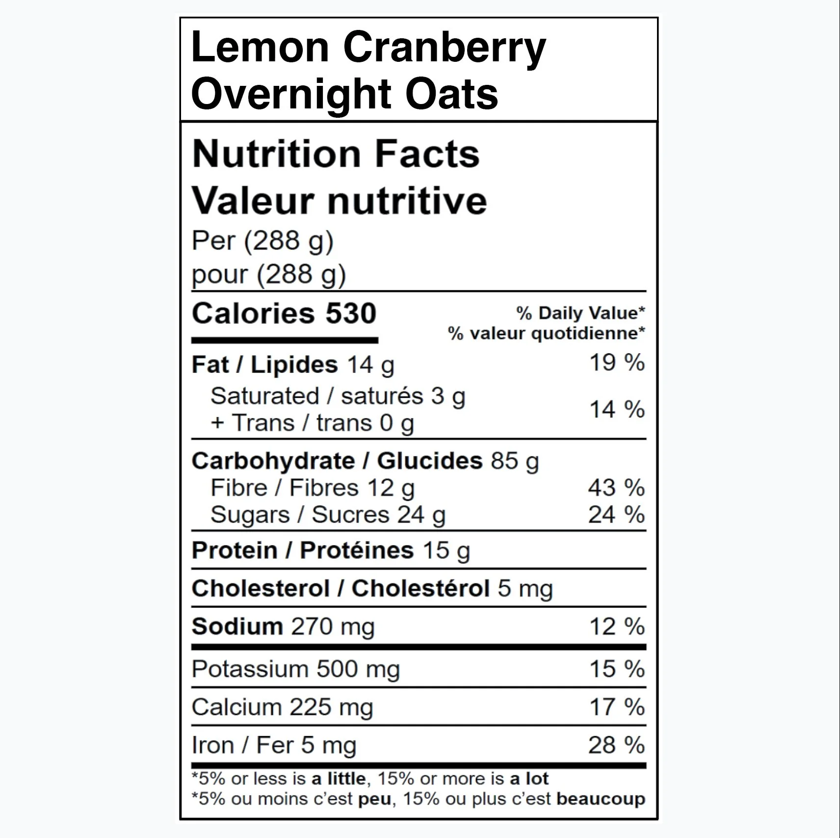 Lemon Cranberry Overnight Oats - Image 6