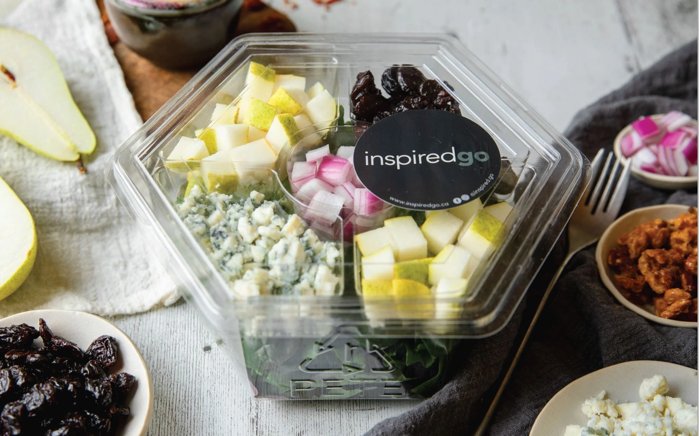 Pear & Gorgonzola Cheese Salad - Image 3