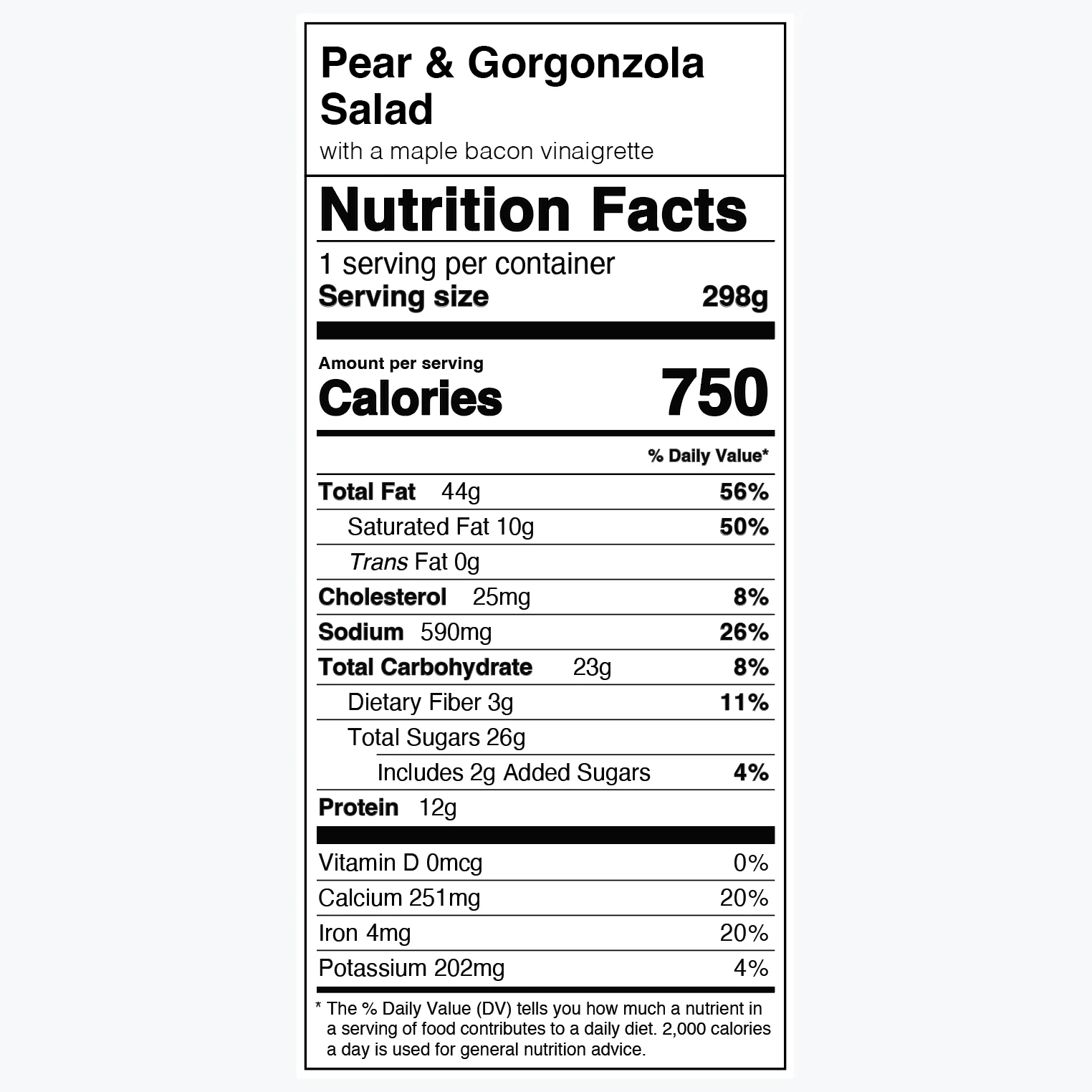 Pear & Gorgonzola Cheese Salad - Image 6