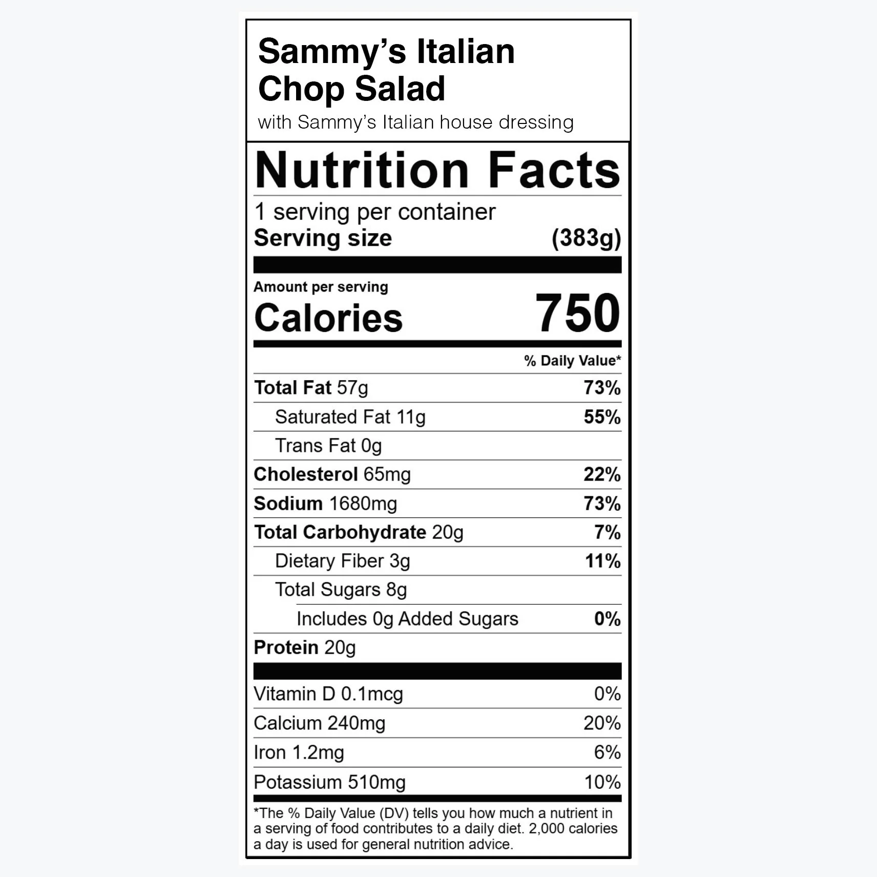 Sammy’s Italian Chop Salad - Image 6