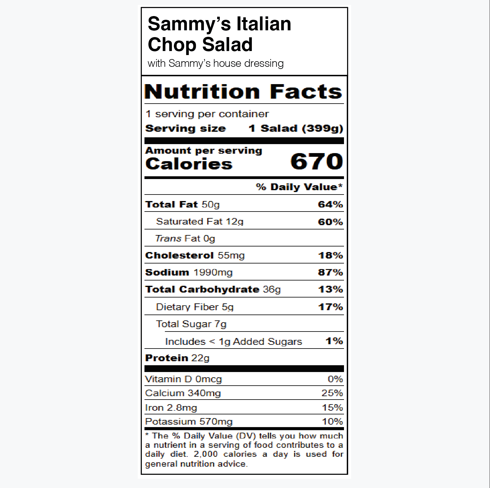 Sammy’s Italian Chop Salad - Image 6